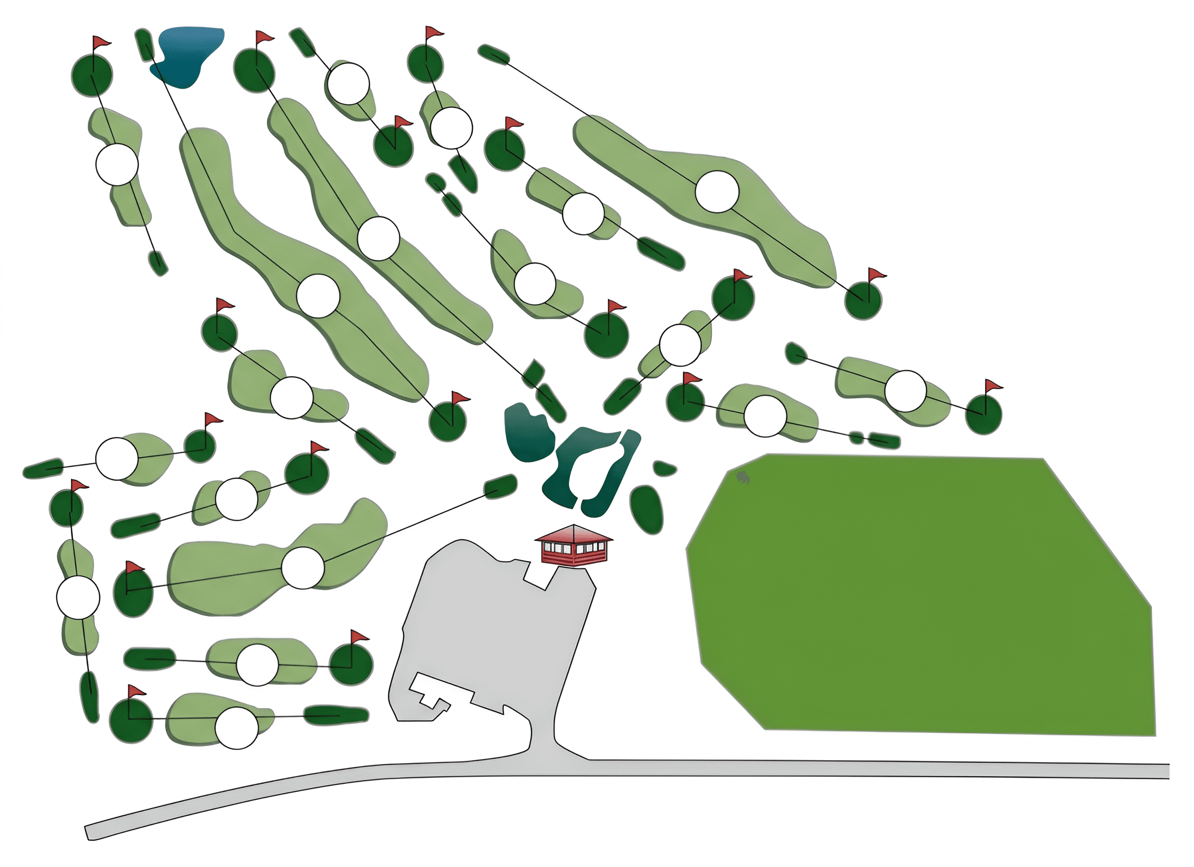 Upscale Golf Course Map | Enhance Vector Graphics - BgRemovit
