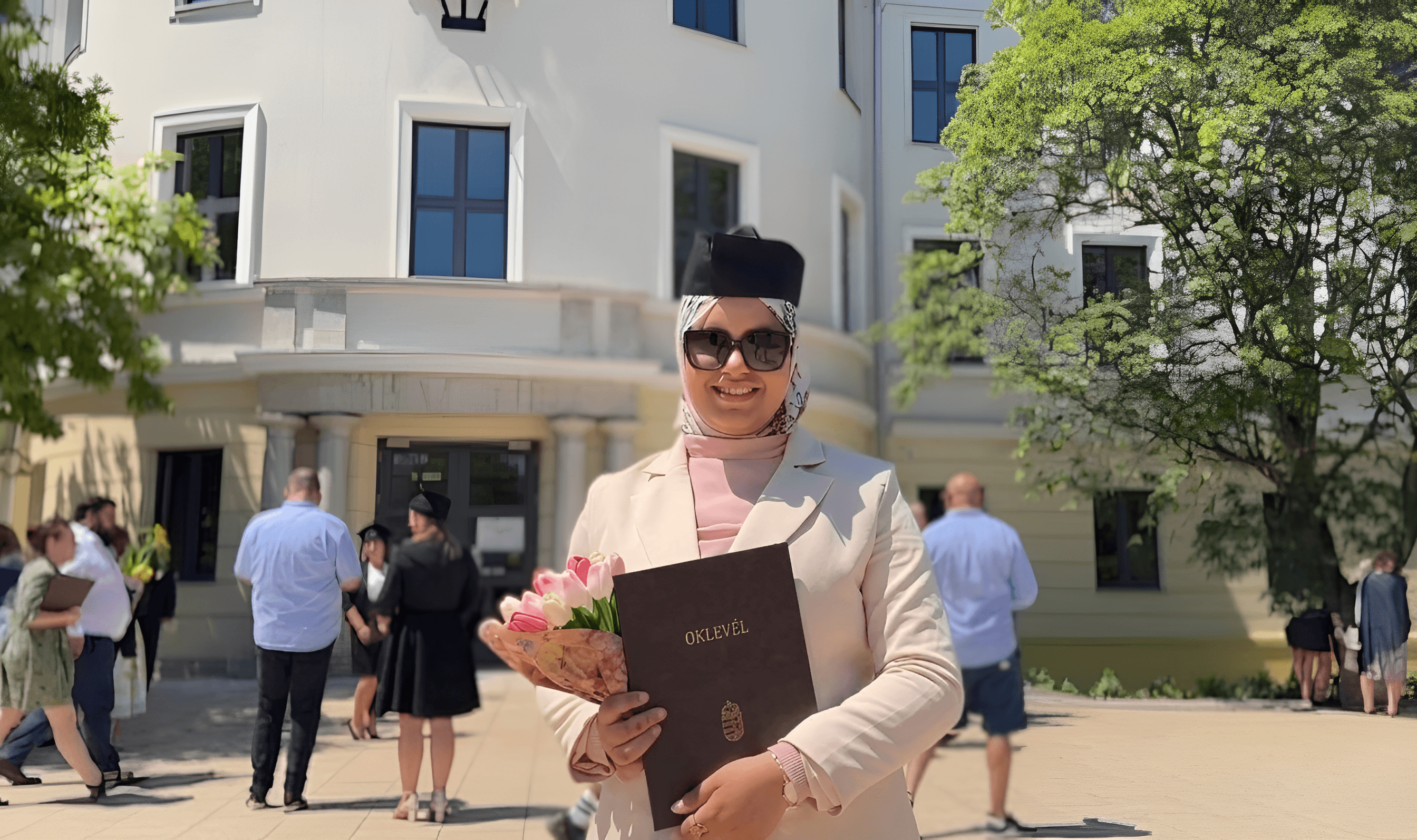 Upscale & Sharpen Graduation Photo with AI | BgRemovit