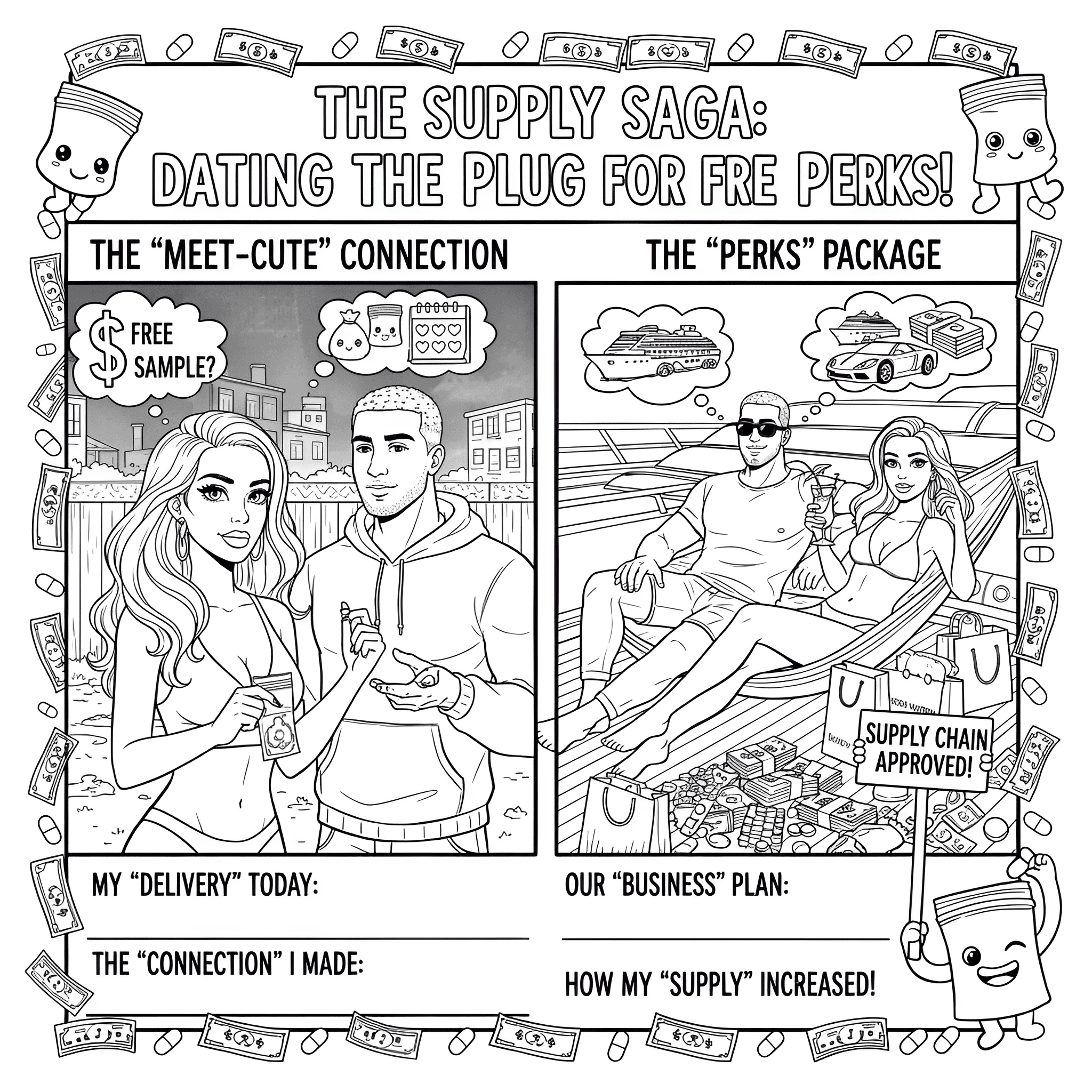 AI Upscales Line Art Comic Strip: Sharper Details | BgRemovit