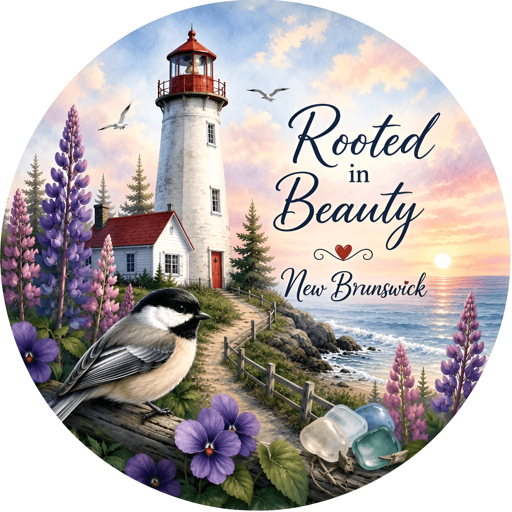 Upscale New Brunswick Lighthouse Art with AI | BgRemovit