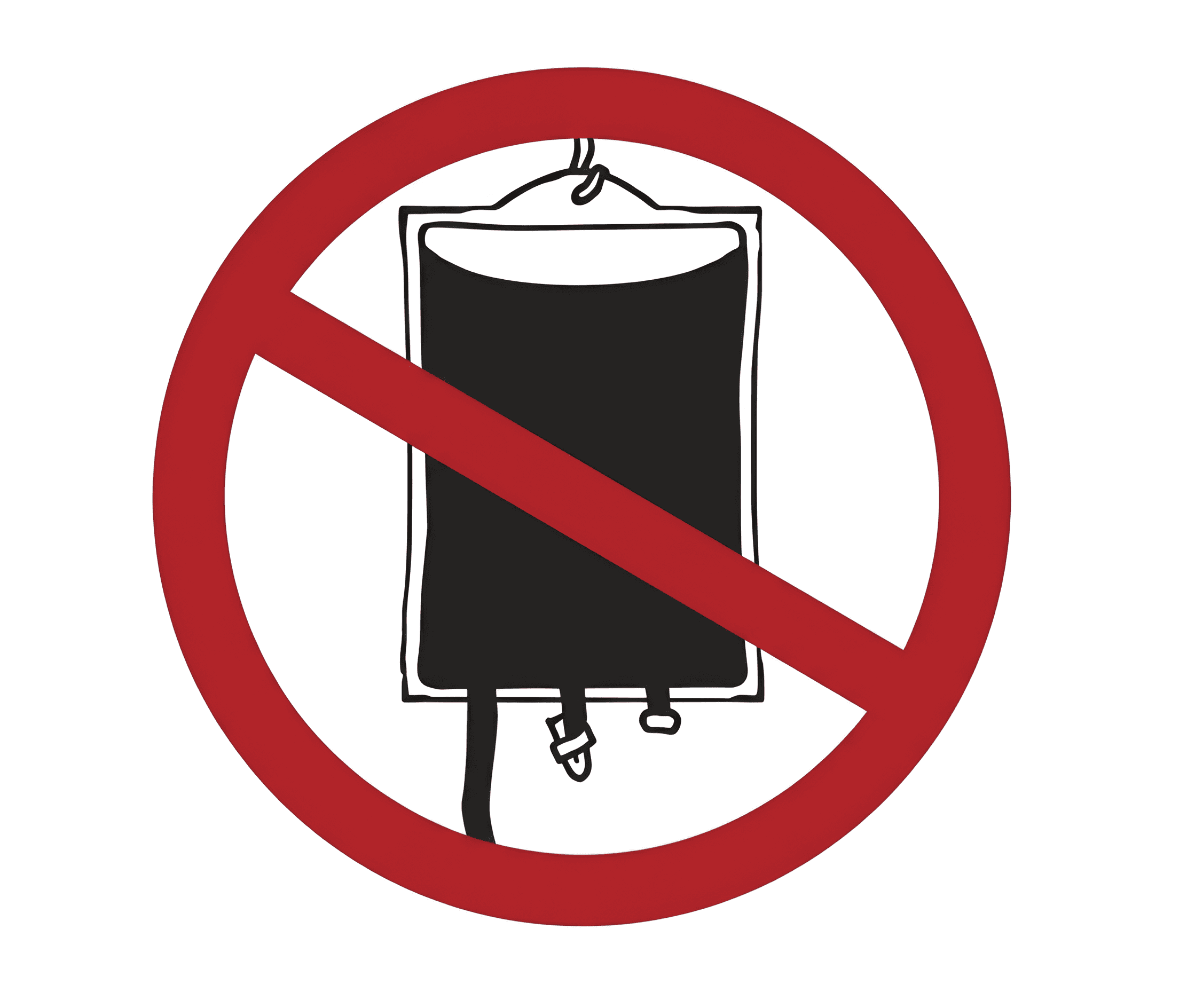 Upscale No Blood Bag Icon | AI Image Enhancer