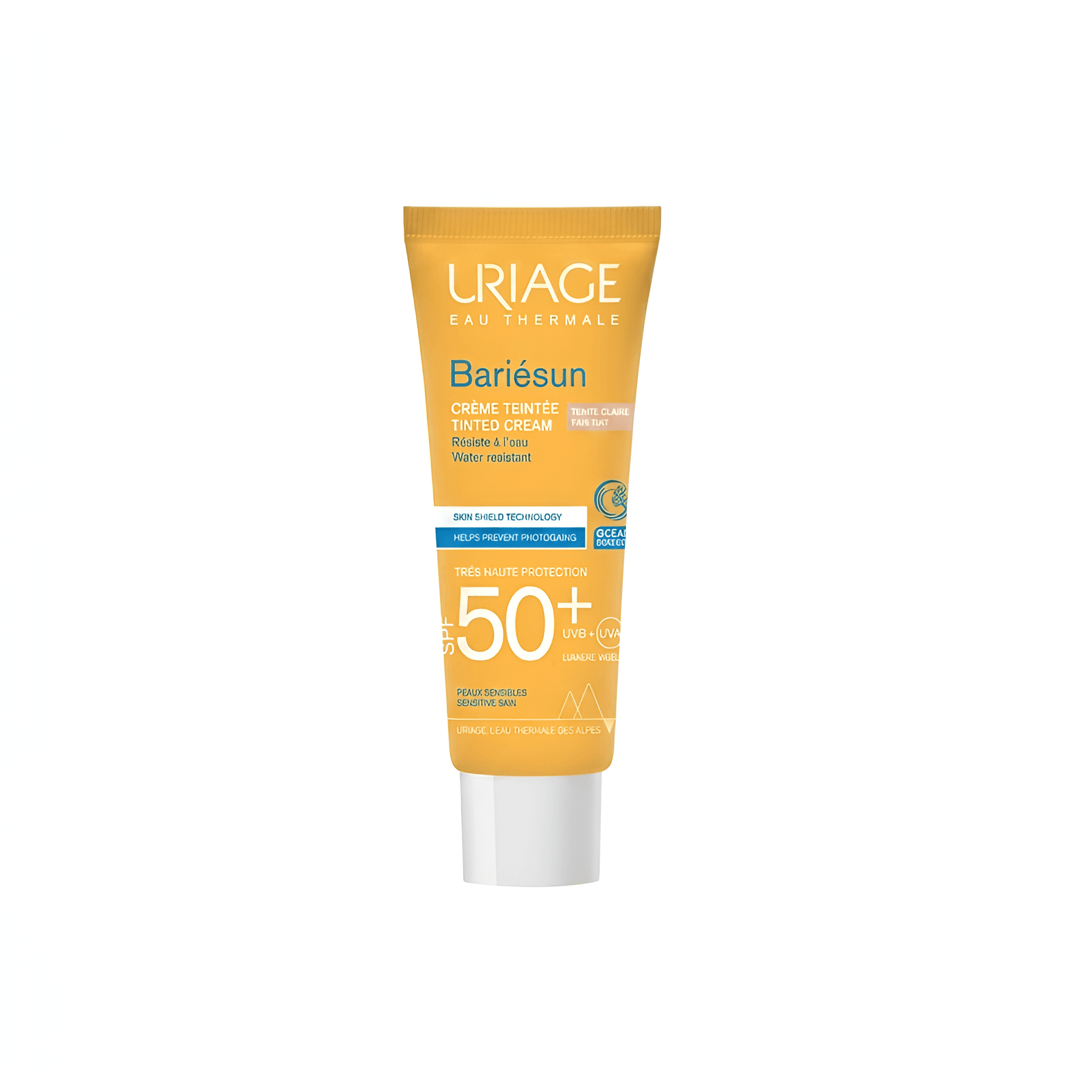 Upscale & Sharpen Uriage Sun Cream Product Photo | BgRemovit