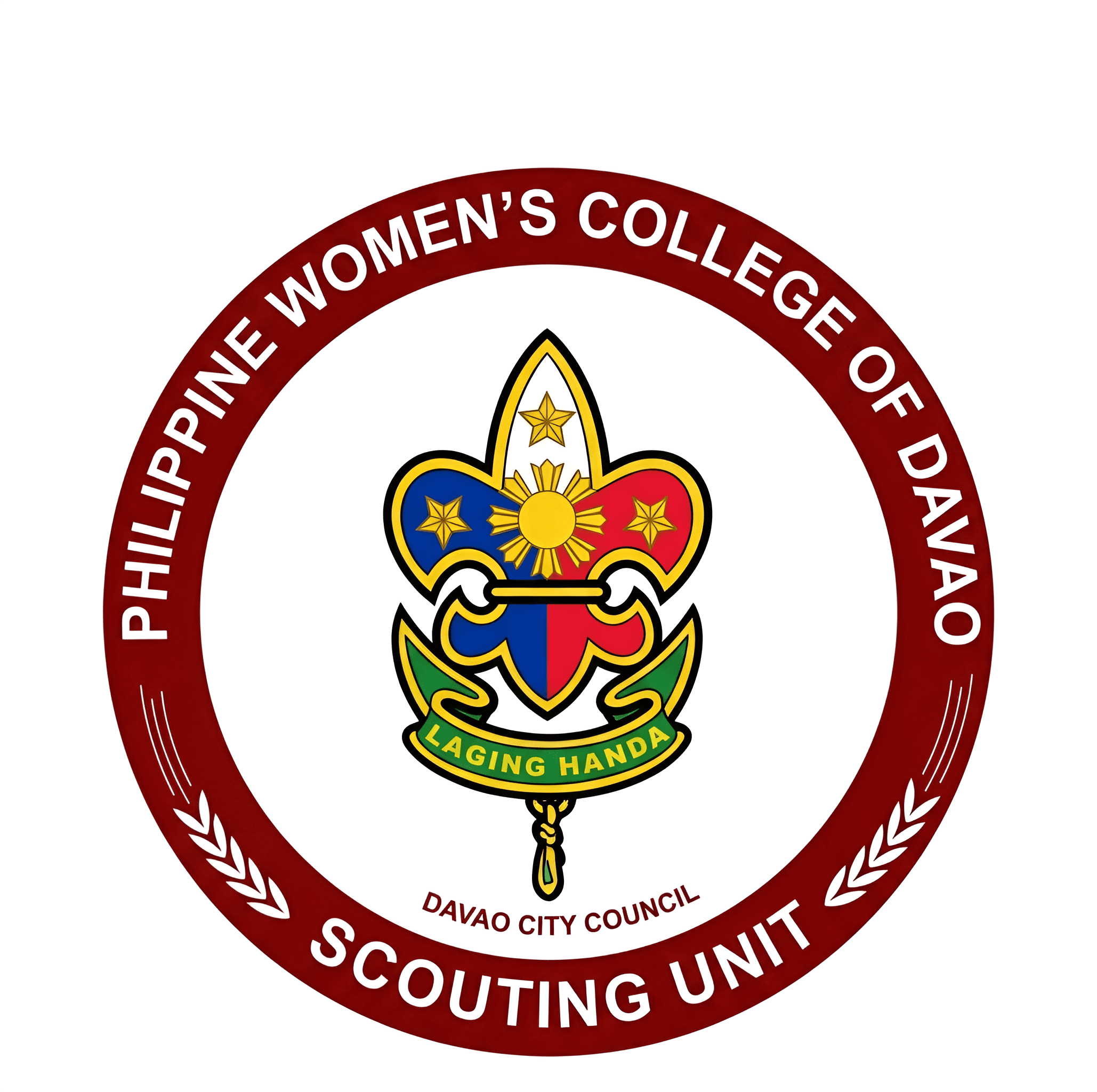 AI Upscaling for Philippine Women's College Davao Scouting Logo