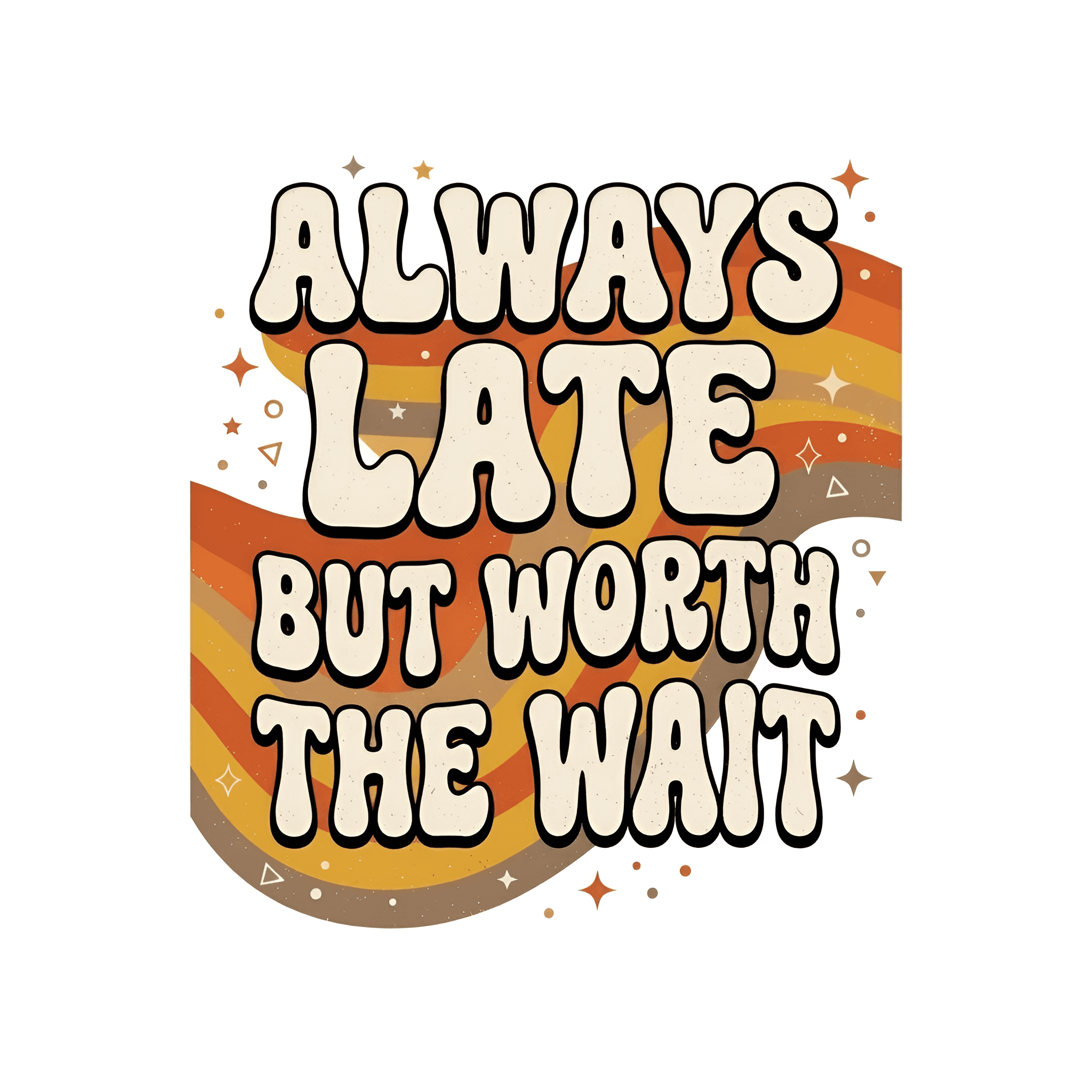 AI Upscale Retro Quote Graphic | Sharpen Text & Details