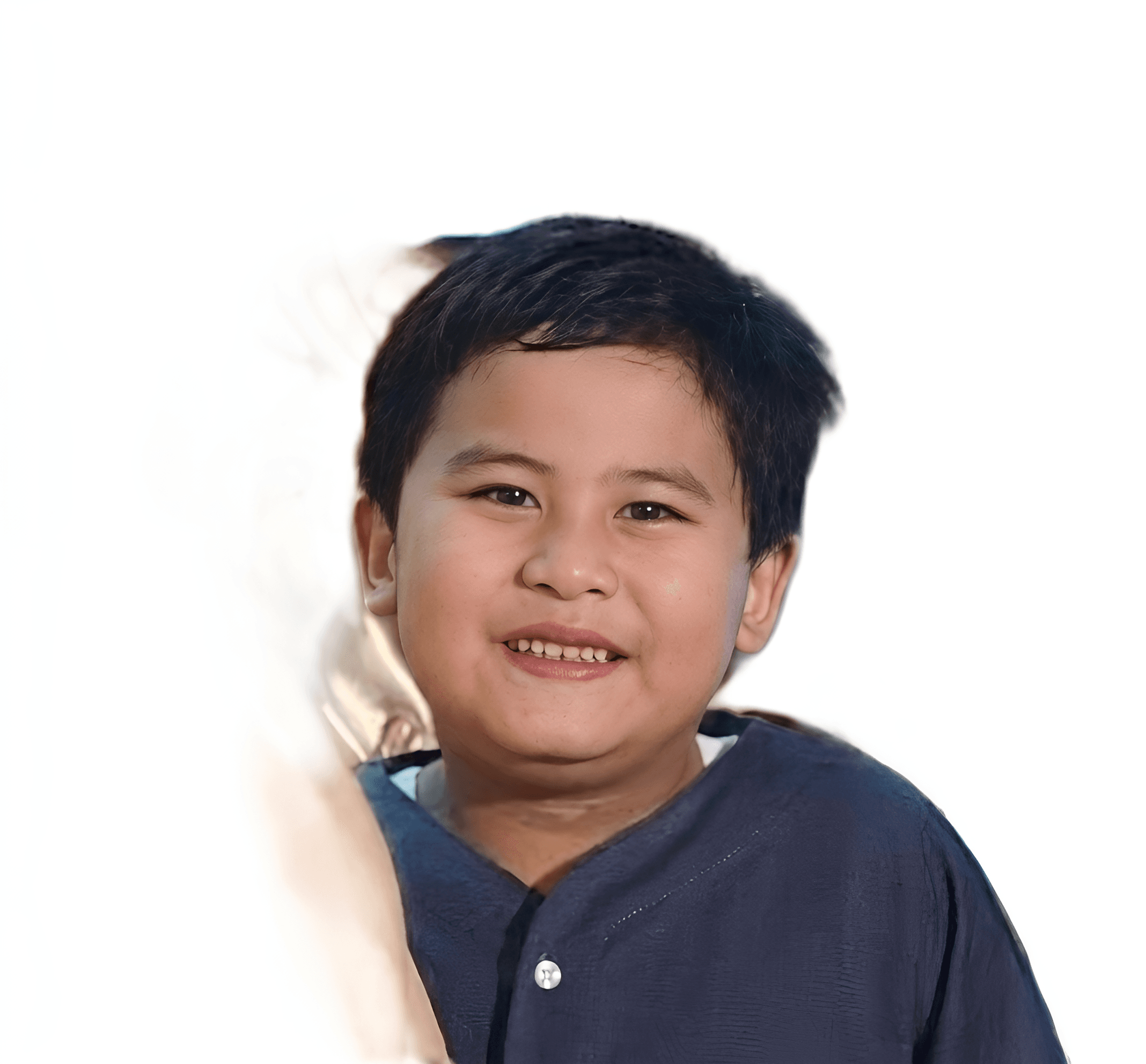 AI Image Upscaler: Sharpen & Enhance Smiling Boy Photo