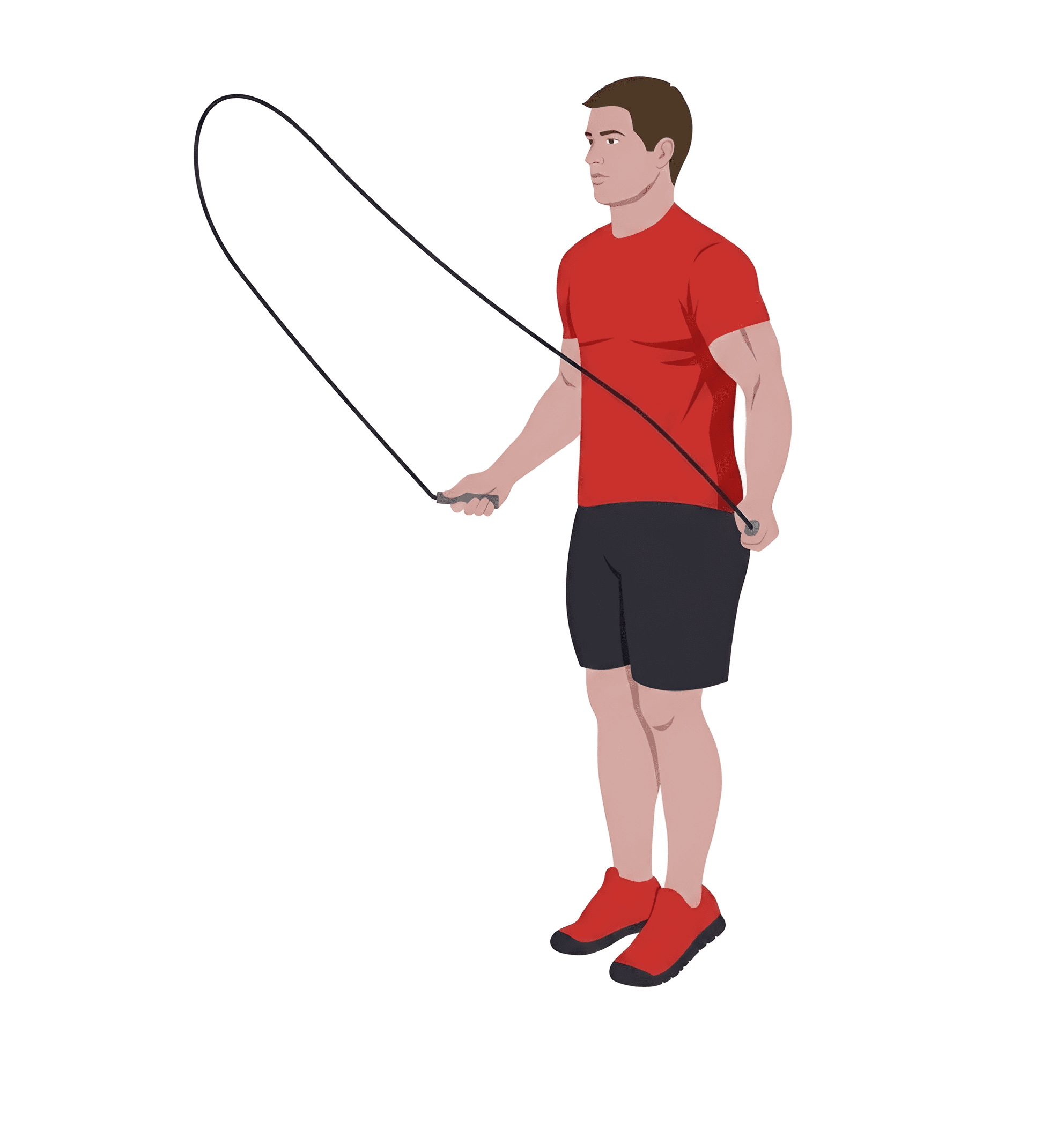 AI Image Enhancer: Sharpening Jump Rope Illustration for Web