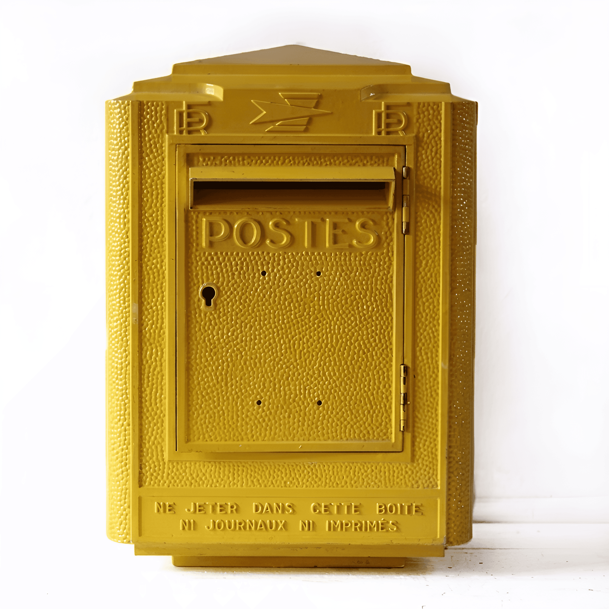 Upscale Vintage French Mailbox Photo | BgRemovit Image Enhancer