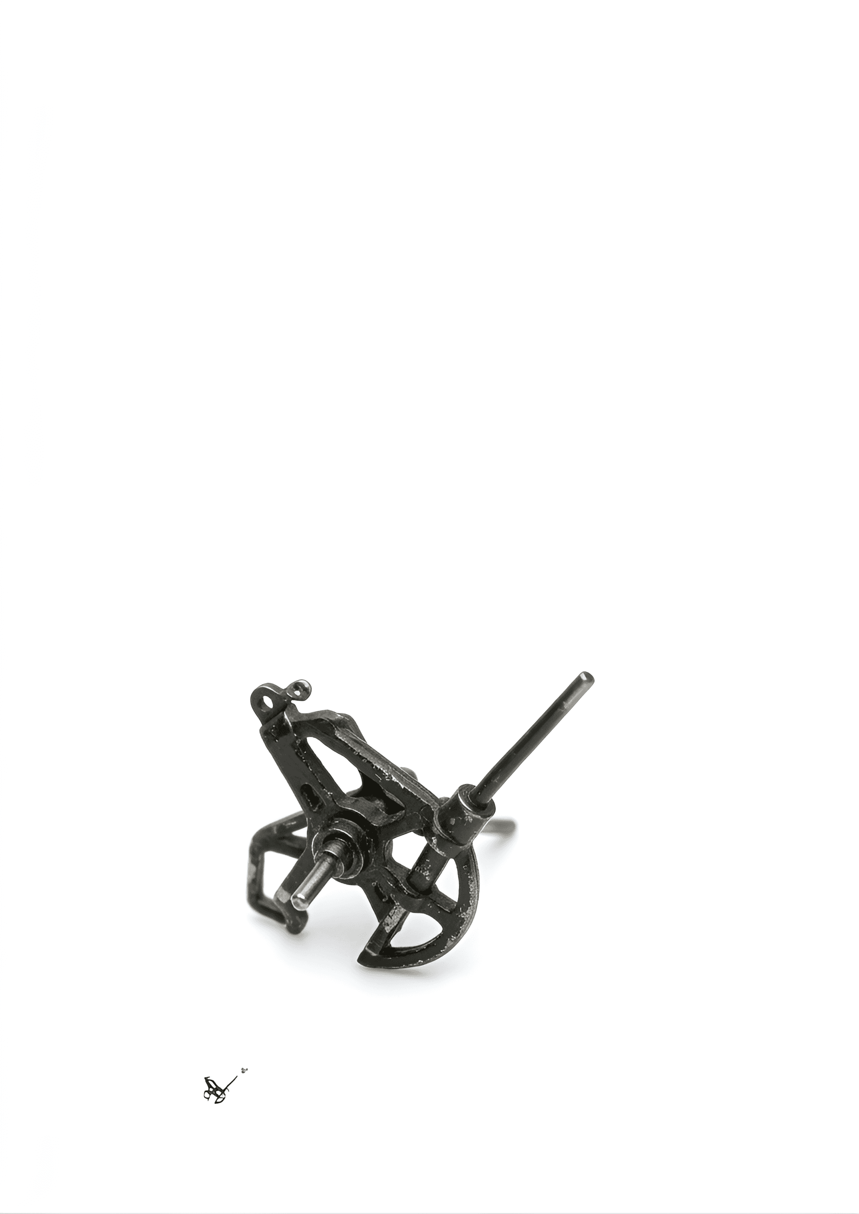 Uncover Hidden Detail: AI Upscales Vintage Metal Mechanism with Precision