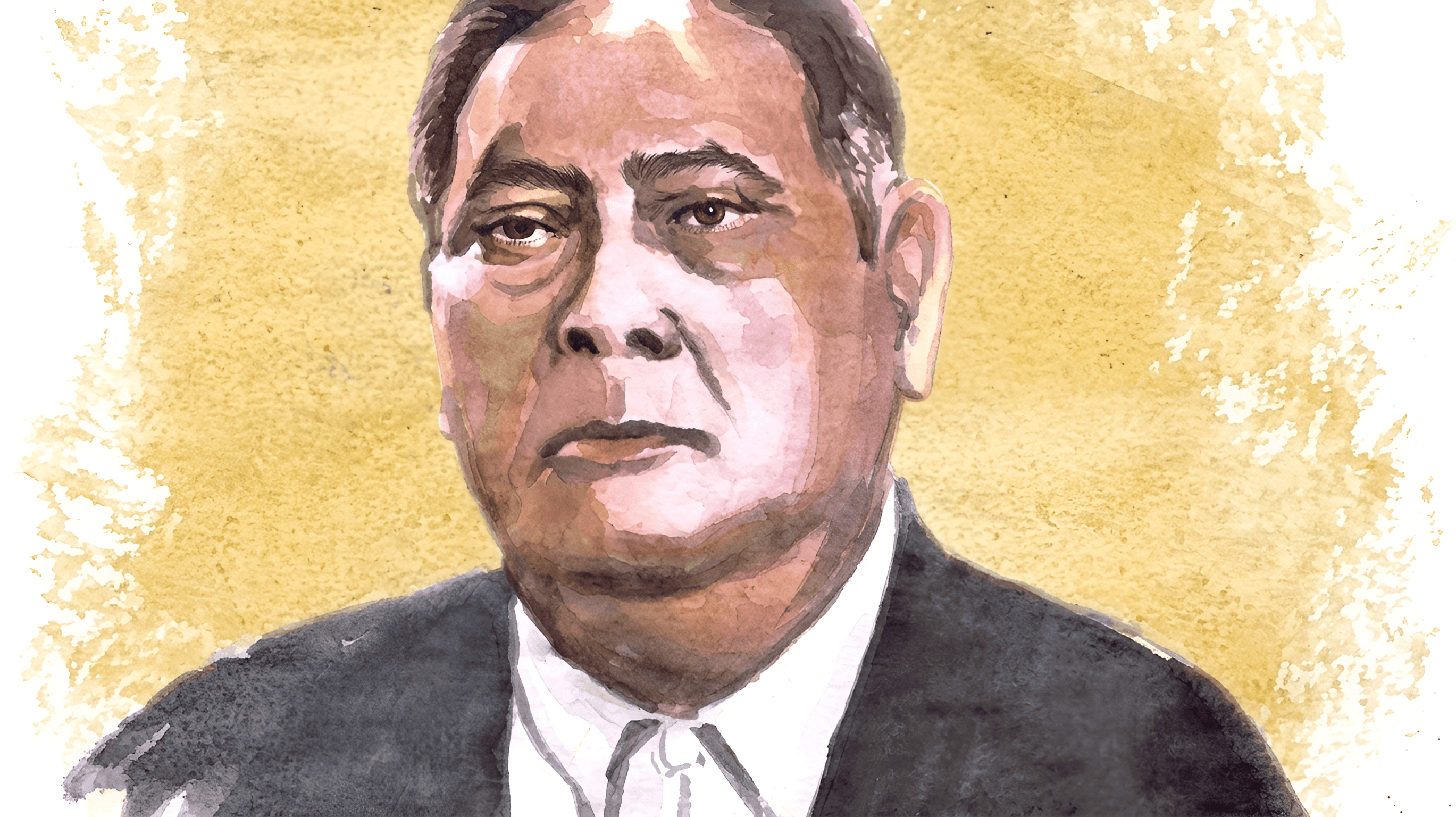 Upscale Watercolor Portrait of Man | AI Image Enhancer
