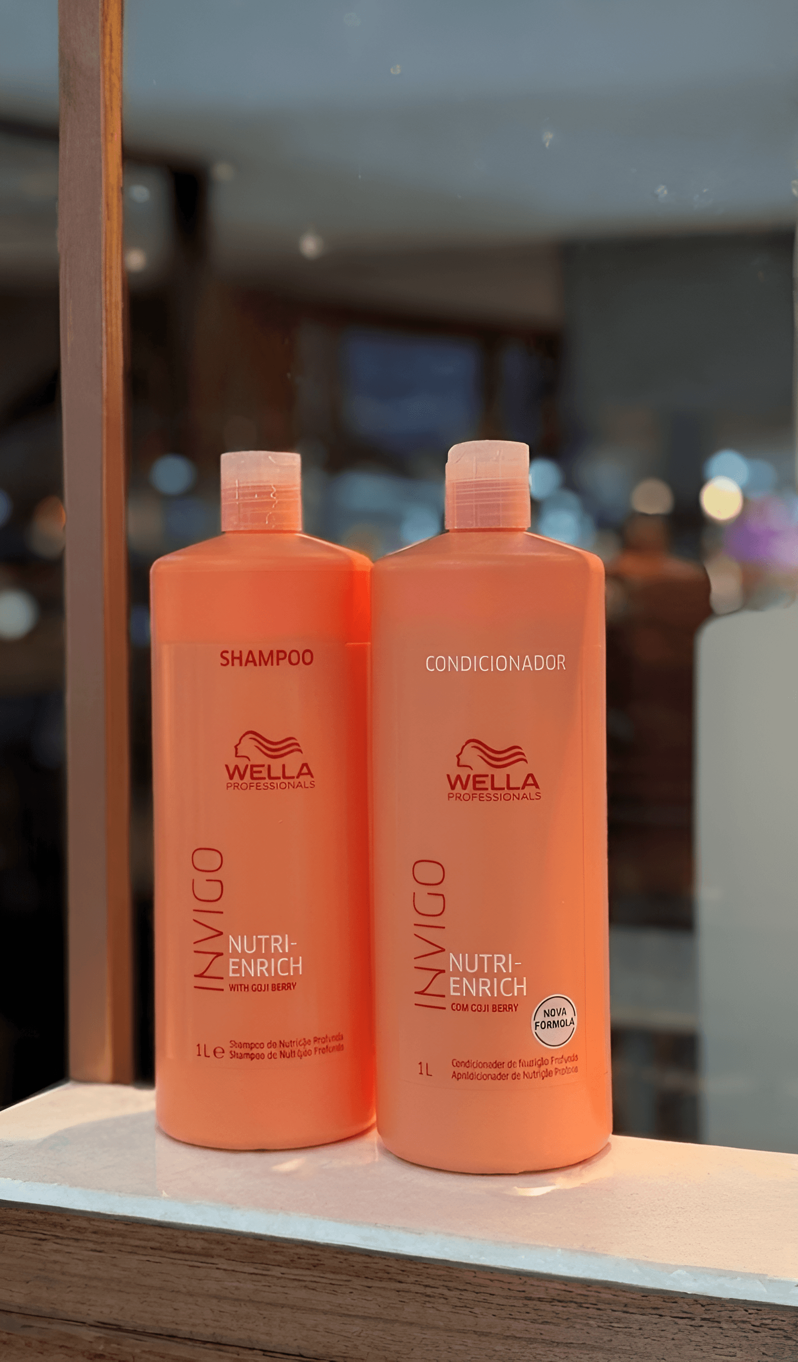 Upscale Wella Shampoo & Conditioner Photo | Sharper Text & Detail