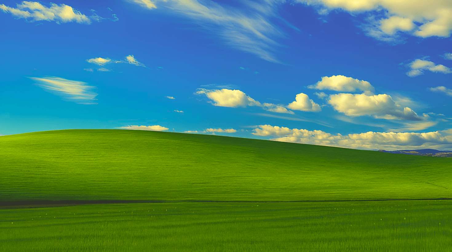 Enhance Windows XP Bliss Wallpaper | AI Upscaling & Sharpening