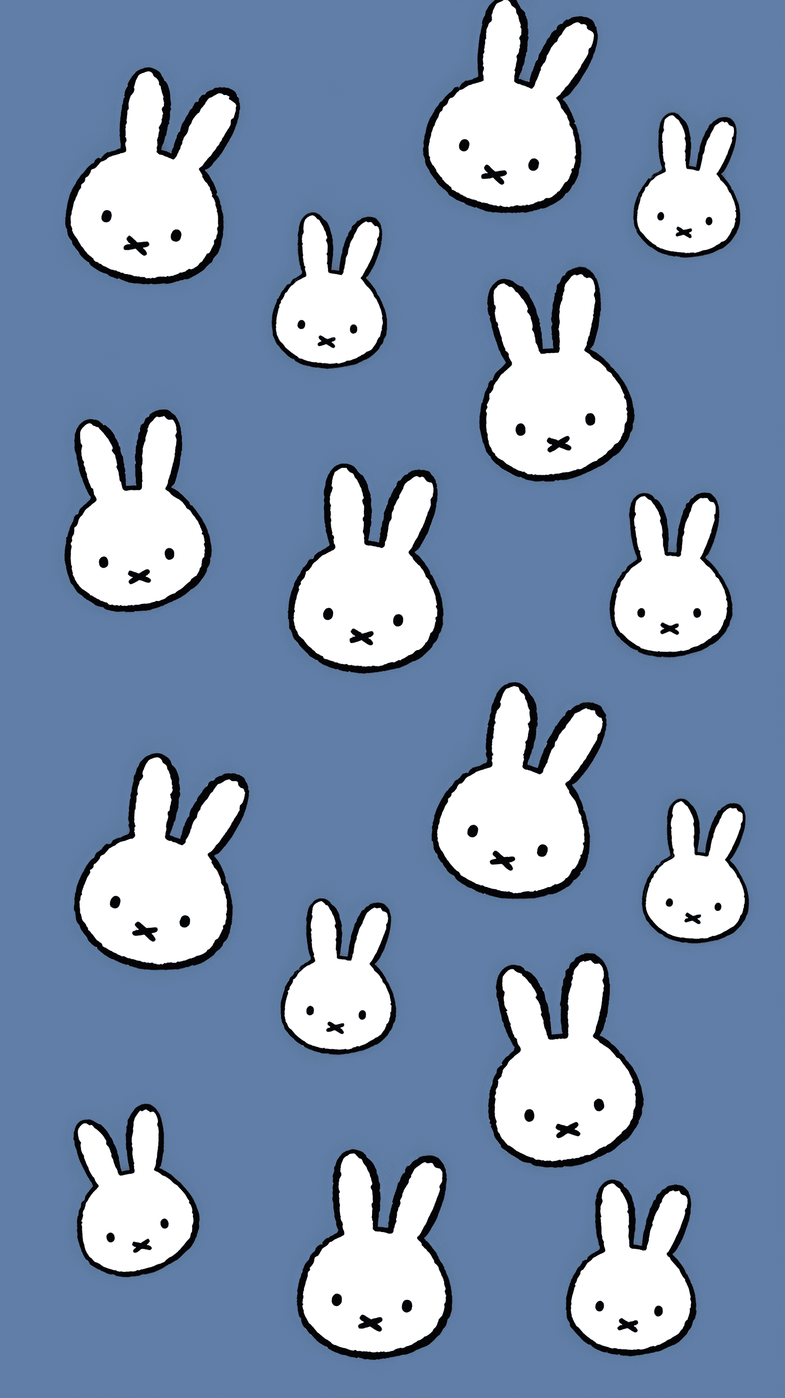 Upscaled Cartoon Bunnies: Enhanced Miffy-Style Art