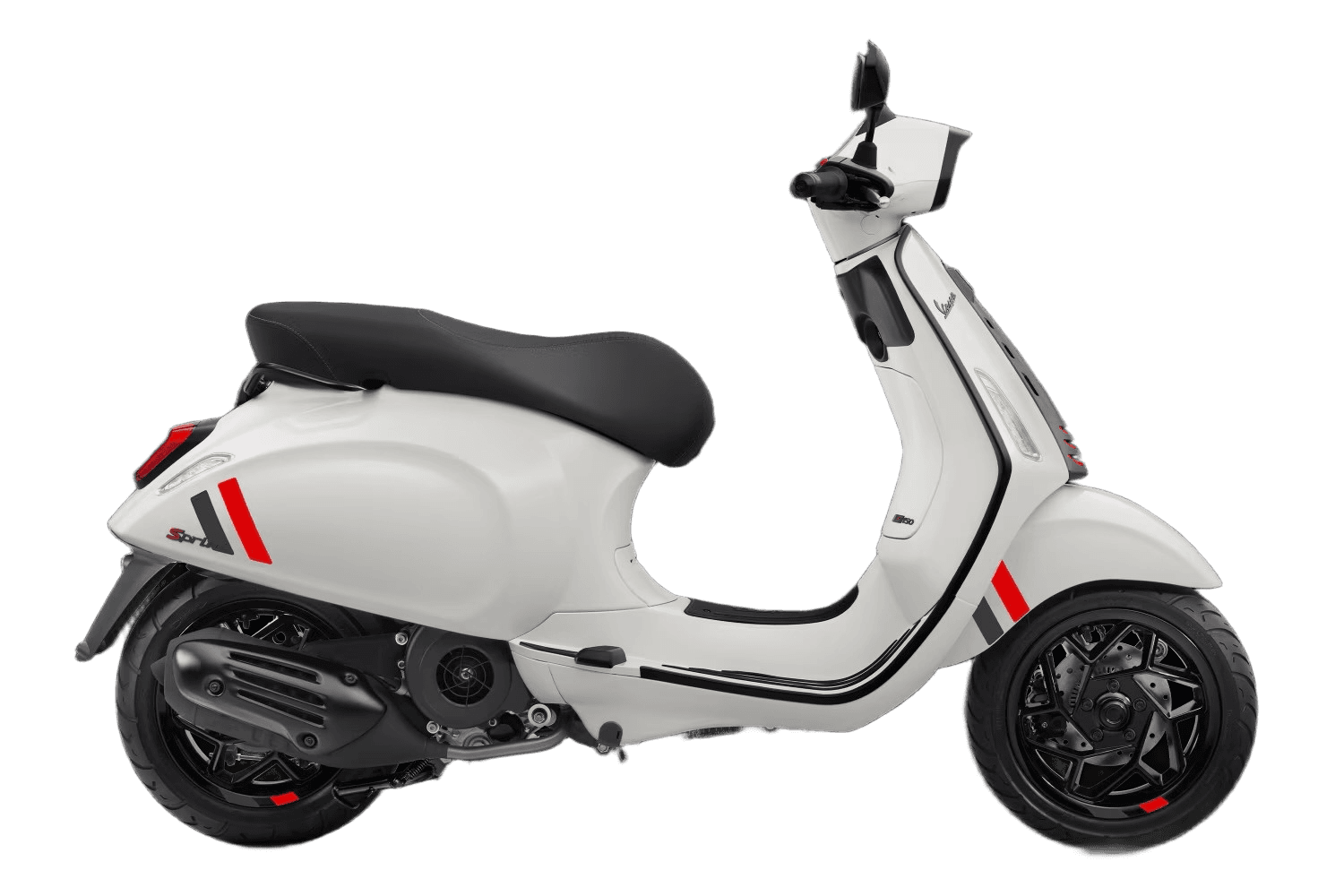 Remove Background from White Vespa Scooter Image | BgRemovit AI