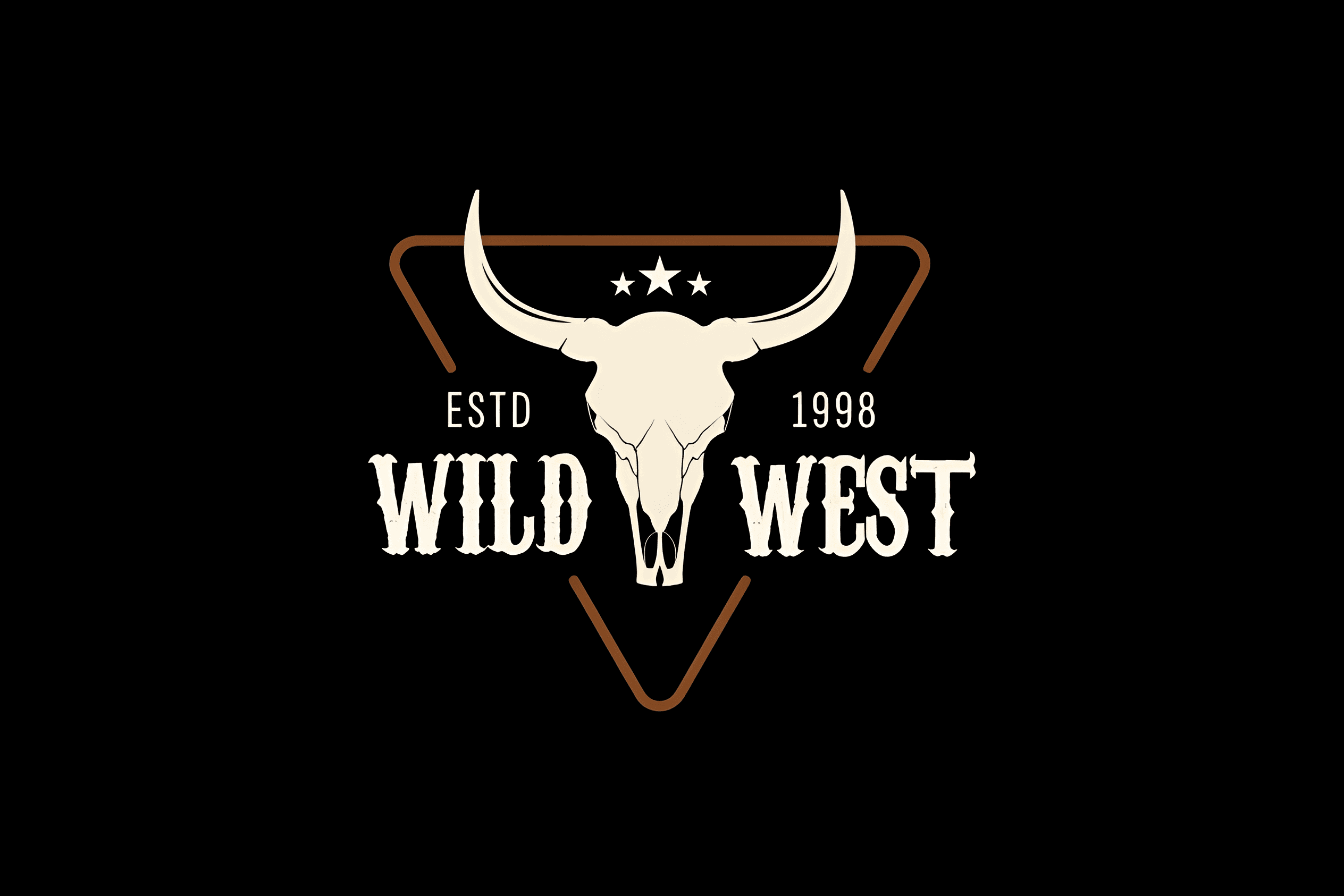 Enhance Wild West Logo | AI Image Upscaler for Vector Art