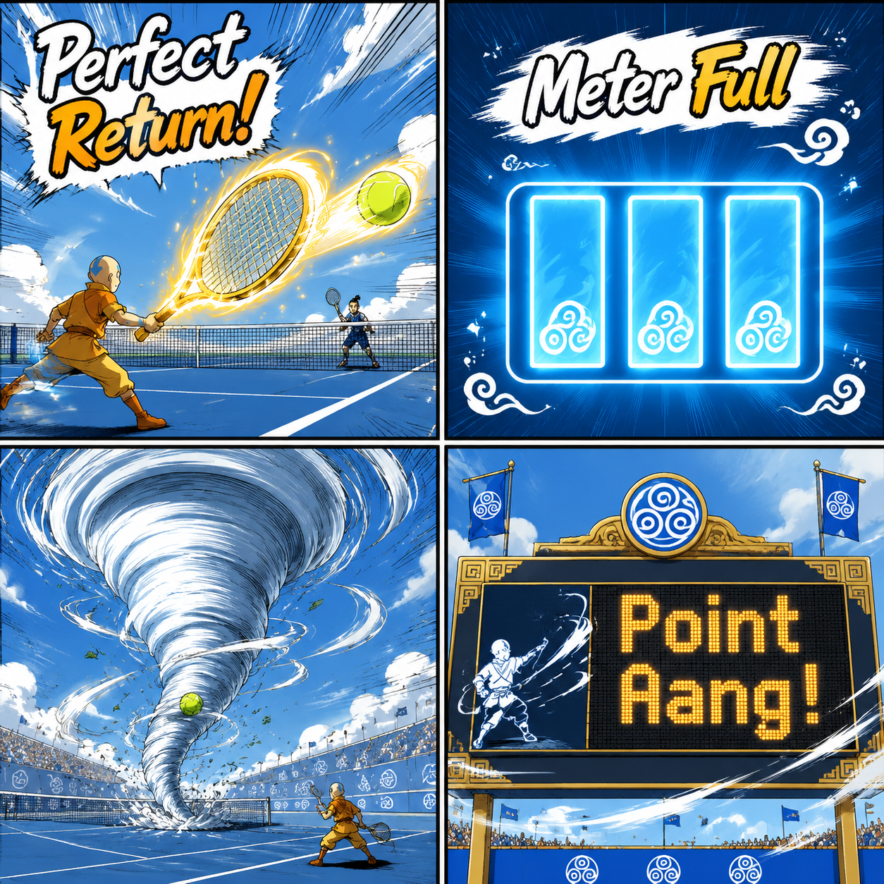 COMIC GRID: Step by step visual guide to charging the ultimate move meter