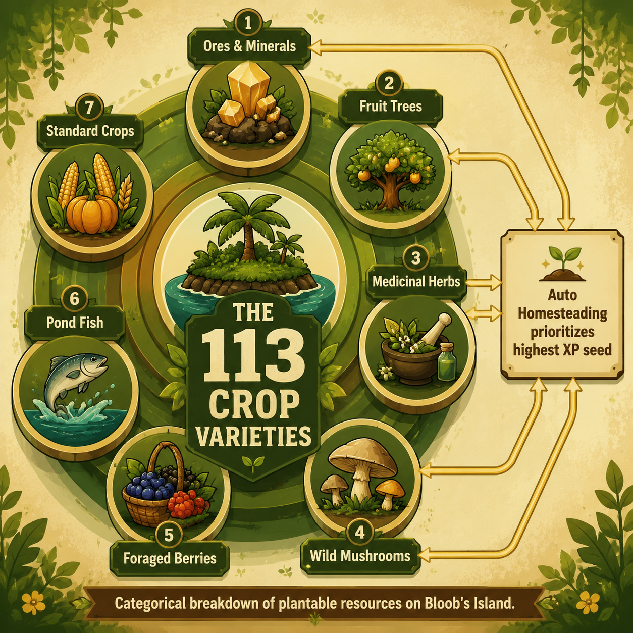 Infographic: The 113 Crop Varieties