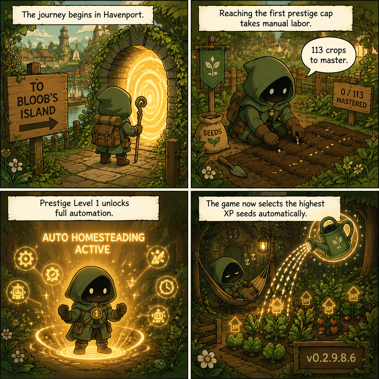 Comic Grid: Unlocking Auto Homesteading