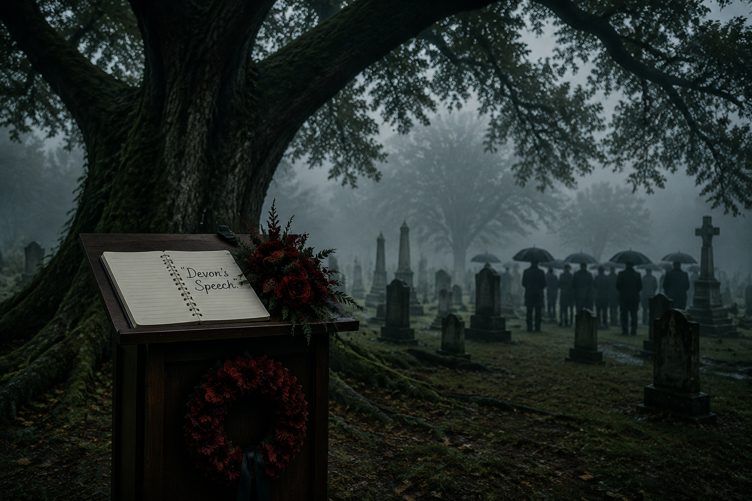 Scene: The Chapter 16 memorial service