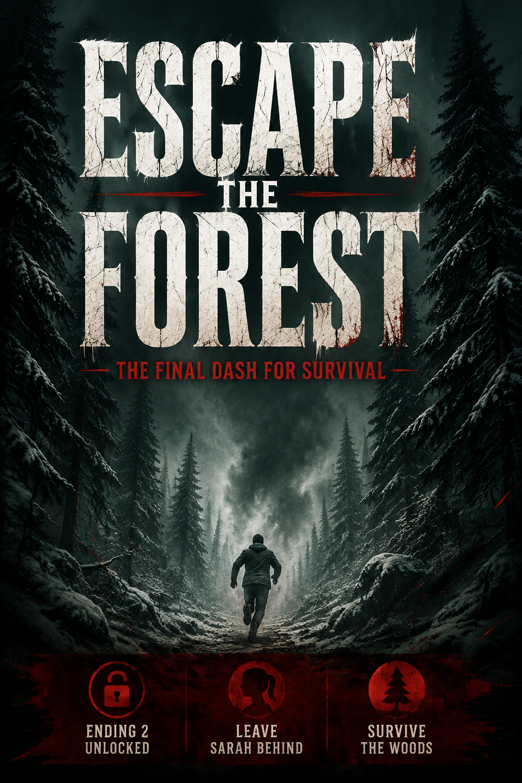 Poster: Escape the forest ending 2 key visual