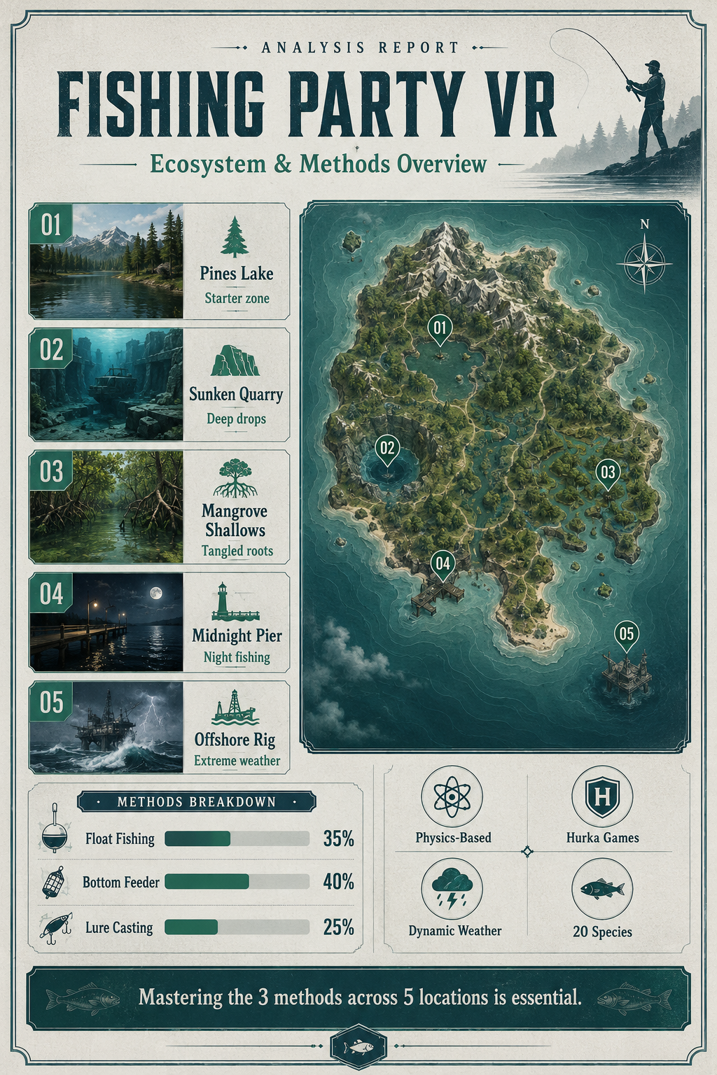ANALYSIS REPORT POSTER: Ecosystem and locations breakdown