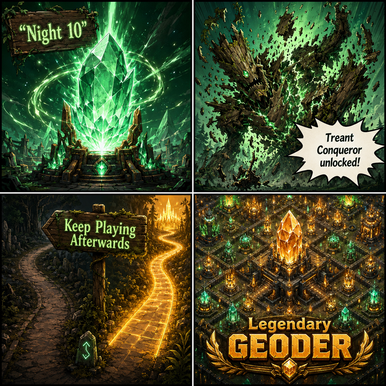 Comic Grid: The sequence of winning the run and playing endlessly