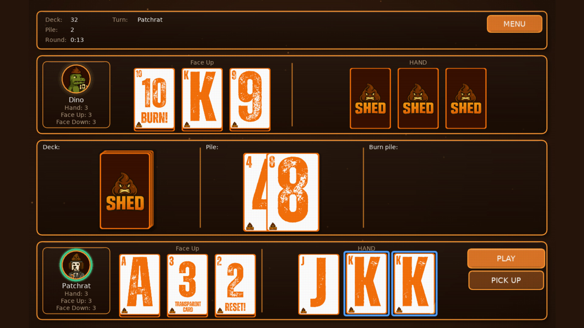 SHED screenshot