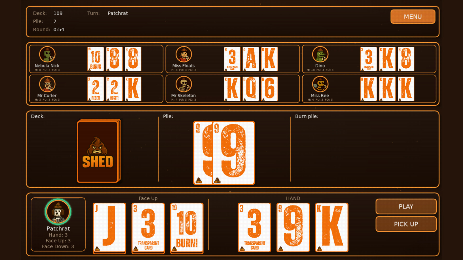 SHED screenshot