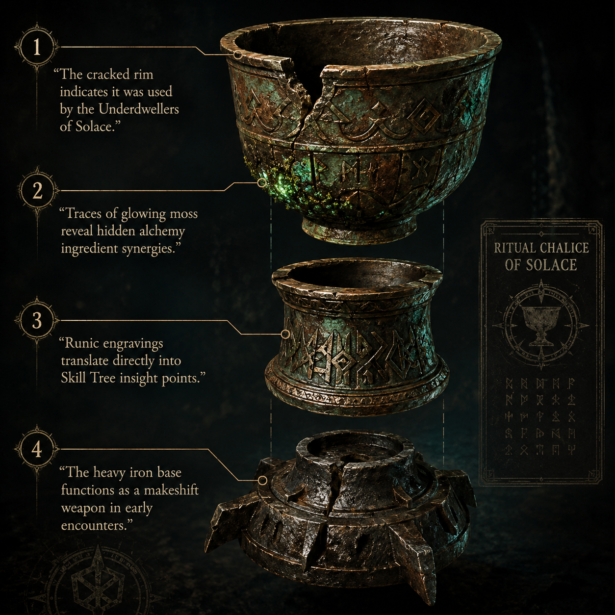 Annotated Diagram: Ritual Chalice Inspection