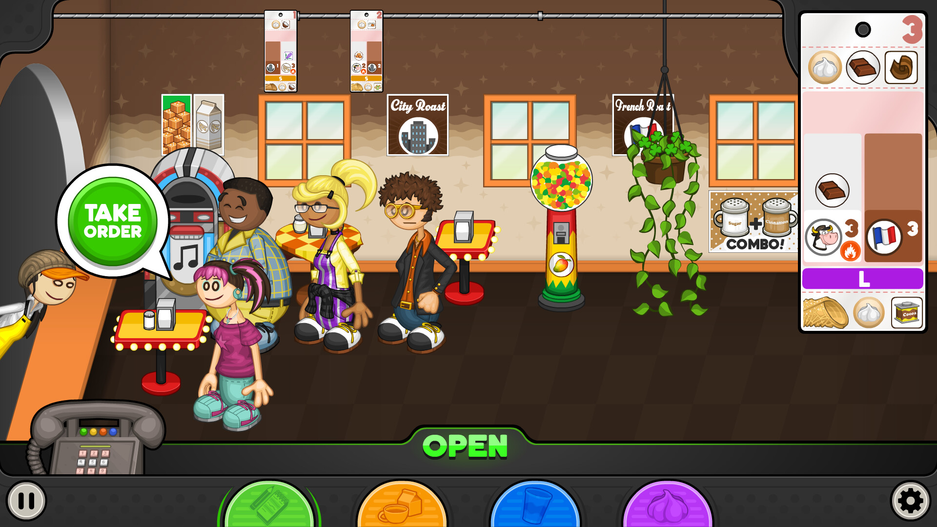 Papa's Mocharia Deluxe screenshot