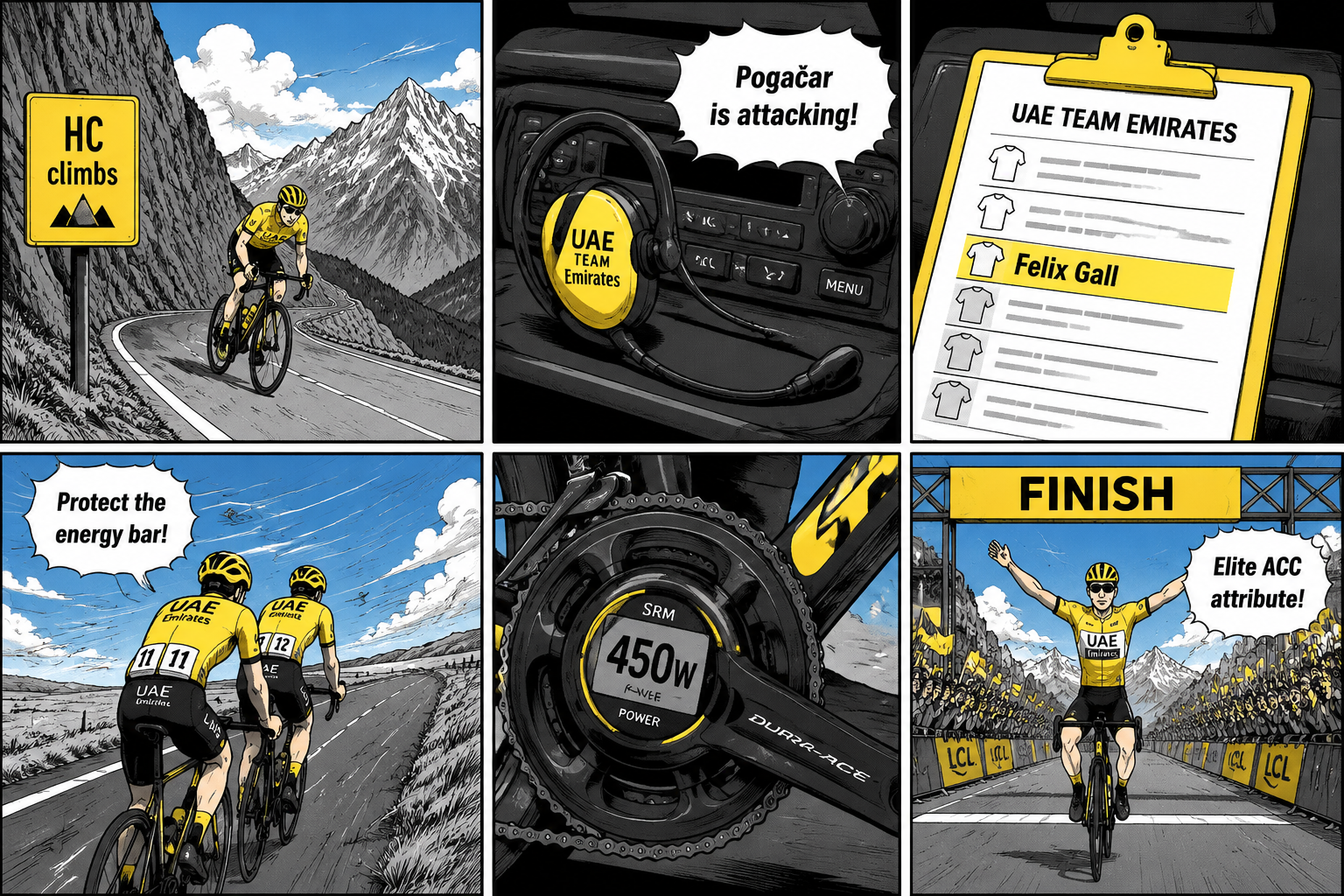 Comic Grid: Tactical execution in the high mountains