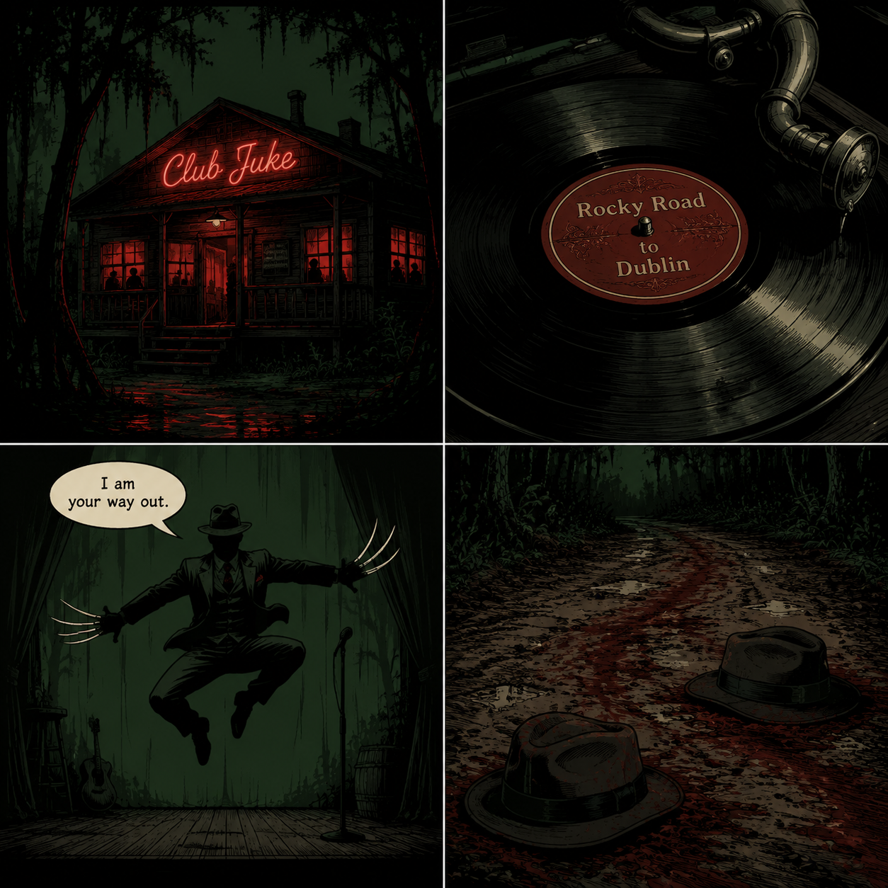 Comic Grid: The cultural assimilation at Club Juke.